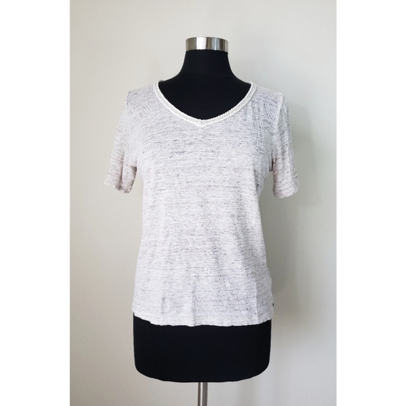 Cynthia Rowley Light Beige Linen Blouse - Picture 1 of 4